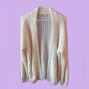 SO light pink cardigan